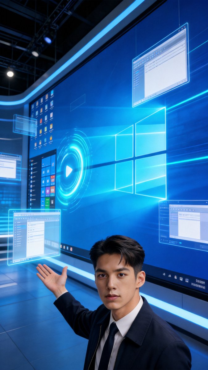 Leo CTA 卡 — 科技新聞棚 LED 牆場景