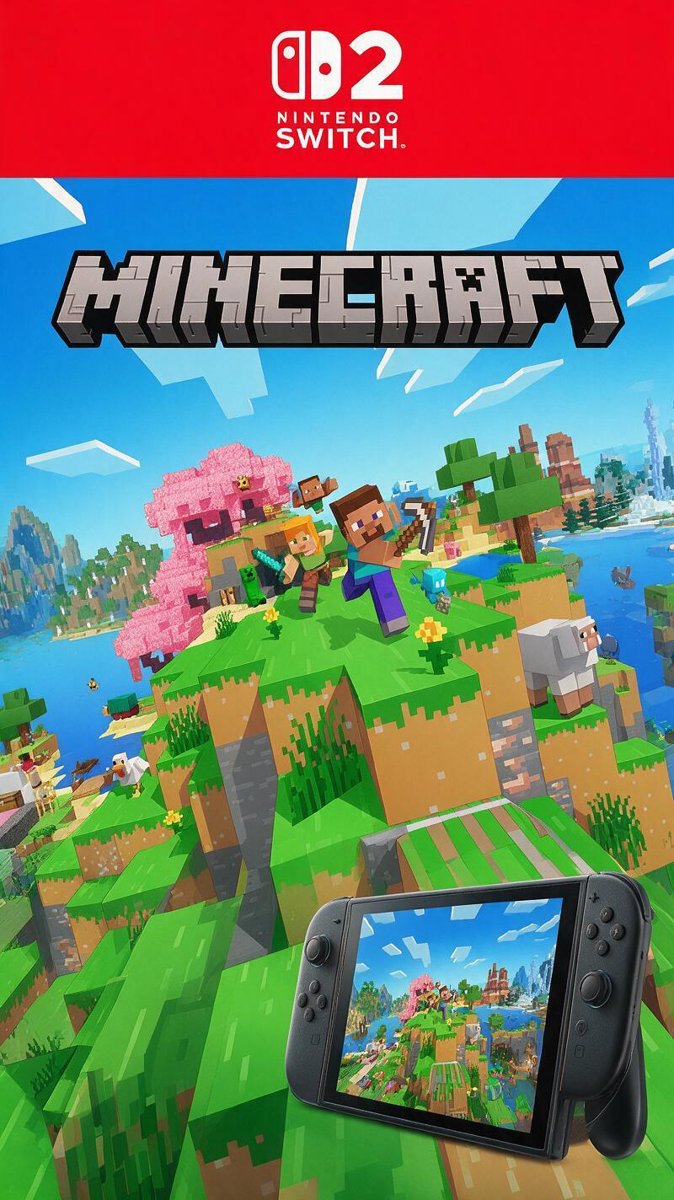 新聞圖 2 — Minecraft Switch 2 官方概念圖重構