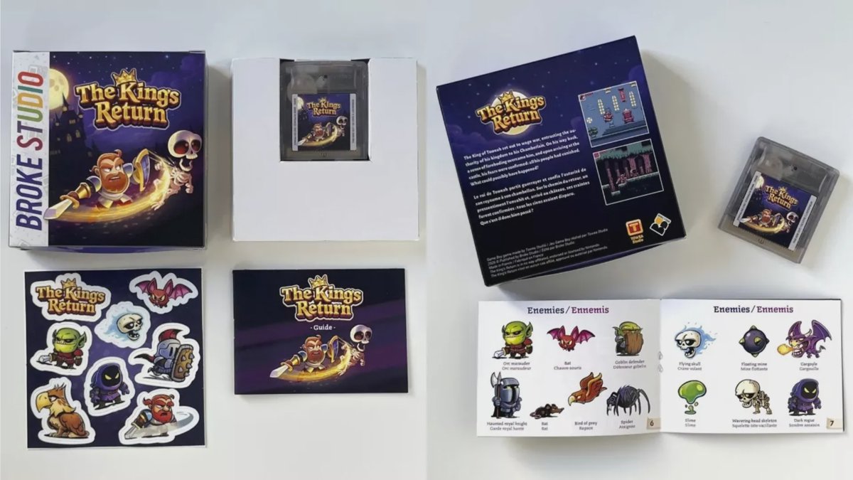 近30年歷史主機再出新作！《國王歸來》Game Boy Color 實體卡帶開賣