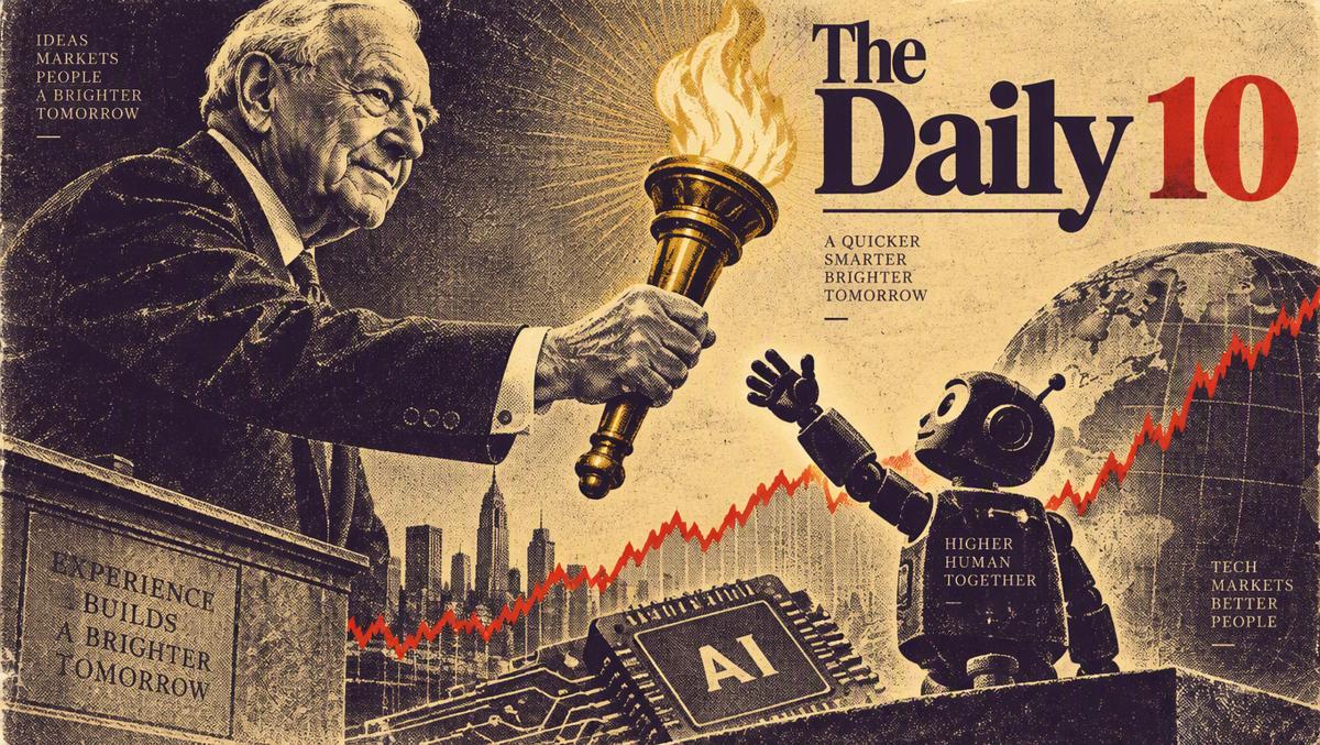 🔥 The Daily 10: September 18, 2026 — Buffett Passes the Torch, Claude Breaks Into OpenAI, and Wall Street Parties Through It All