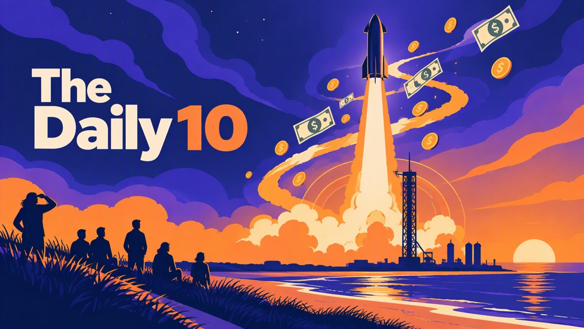🔥 The Daily 10: September 28, 2026 — Starship Goes for Orbit, Nvidia Writes a $150 Billion Thank-You Note, and Madonna Time-Travels