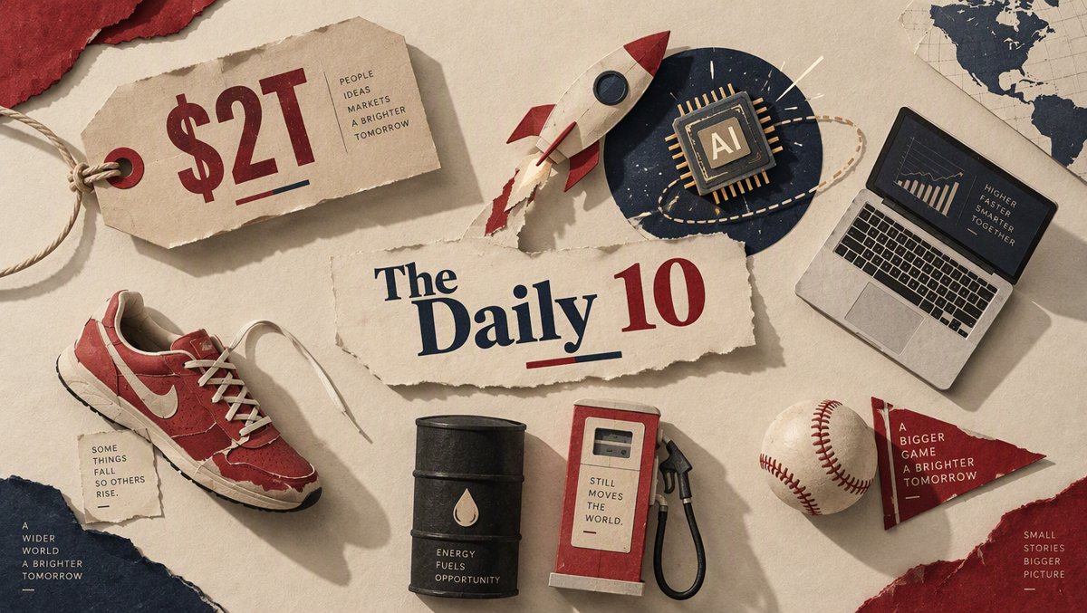🔥 The Daily 10: October 2, 2026 — Anthropic Books Thanksgiving Flights at $2 Trillion, Nike Trips, and the Diesel Diplomacy Gets Spicy
