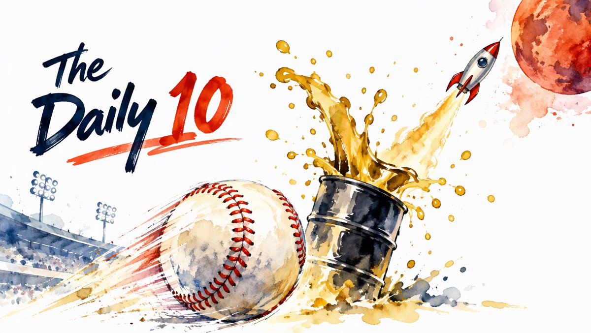🔥 The Daily 10: October 20, 2026 — Game 7 Under the Lights, Oil Over $107, and Japan Just Launched a Mars Heist