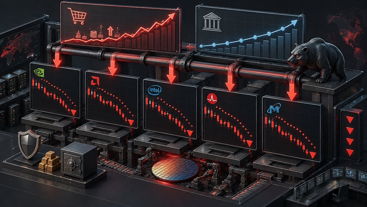 🔴 Turning Point Alert: All Five Walls Widen — Zero Flips, Zero Near-Flips, and the Chip Board's Escape Routes Move Farther Away as Hot CPI Sinks the Nasdaq 1.88% — October 14, 2026