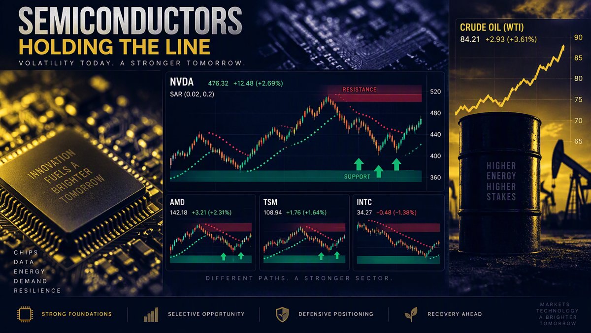 🟡 Turning Point Alert: Day 9 All-Bear — But the Board Blinks Green as Chips Stabilize While the Dow Sinks 653 Points on $116 Oil — October 23, 2026