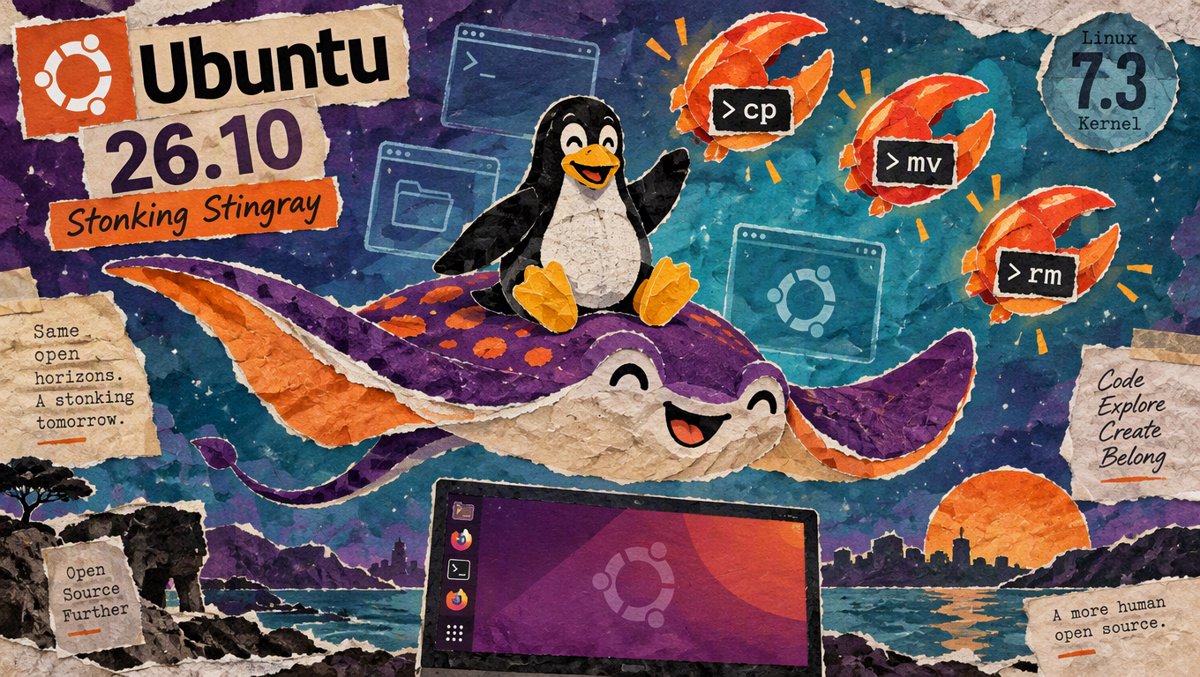 Three Letters and a Bet: Ubuntu 26.10 Ships a Kernel That Wasn't Finished, a Desktop With No Legacy NVIDIA — and the Last GNU Holdouts Fall to Rust