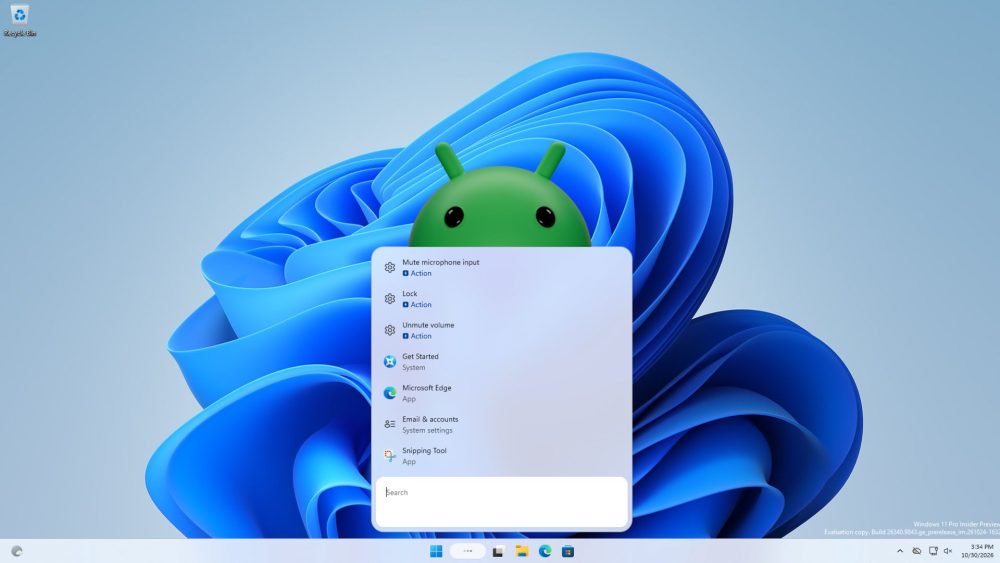 不用切手機! Windows 11 搜尋欄隱藏新功能:可一鍵啟動手機 App